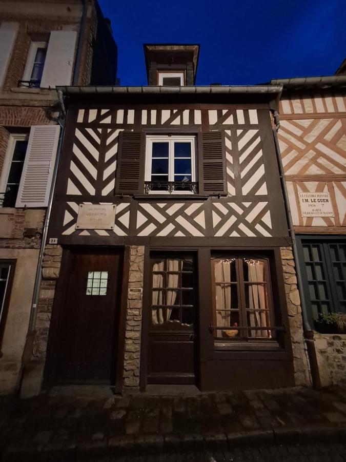Maison Jongkind - Garage Prive 100 M - Selection Journee Du Patrimoine 2023 Apartment Honfleur Luaran gambar